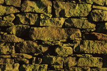 Drystone wall, close-up